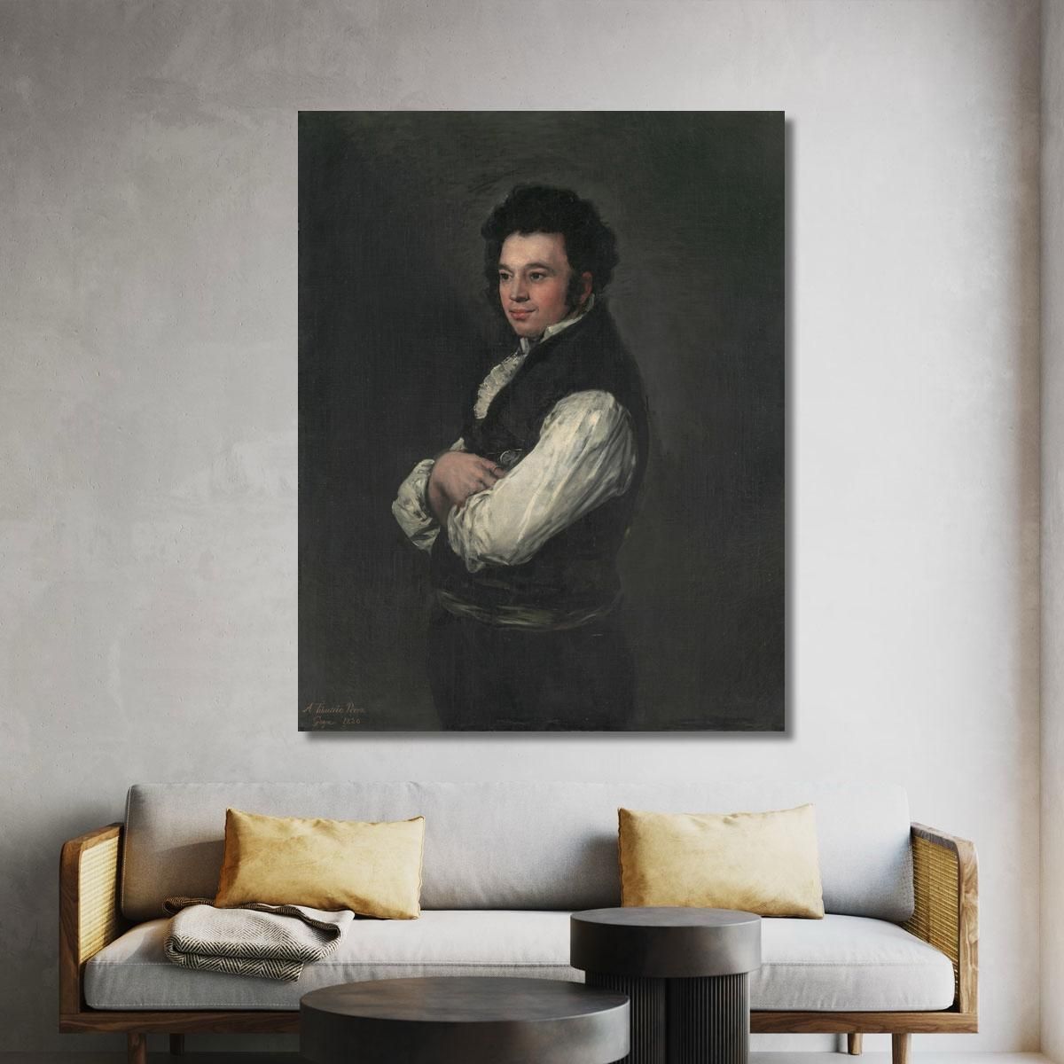 Tiburcio Pérez And Cuervo Francisco de Goya fgy70 canvas print 