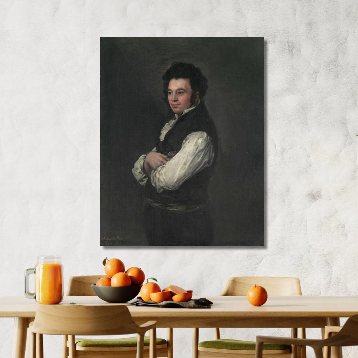 Tiburcio Pérez And Cuervo Francisco de Goya fgy70 canvas print 