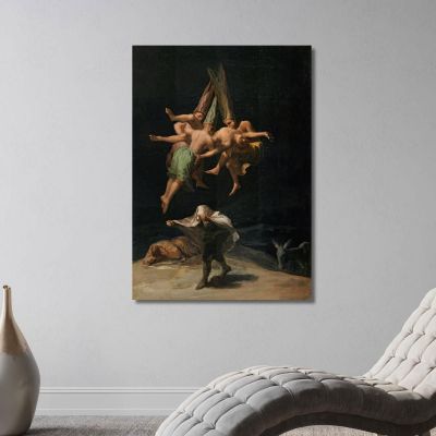 Witches Flight Francisco de Goya fgy74 canvas print 