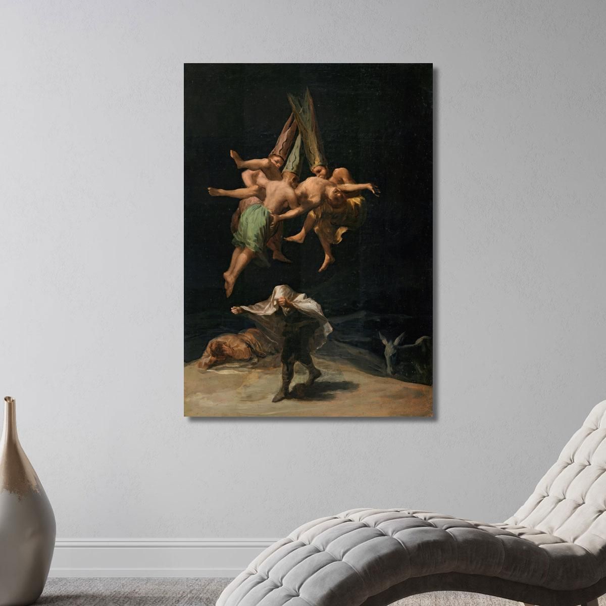 Witches Flight Francisco de Goya fgy74 canvas print 