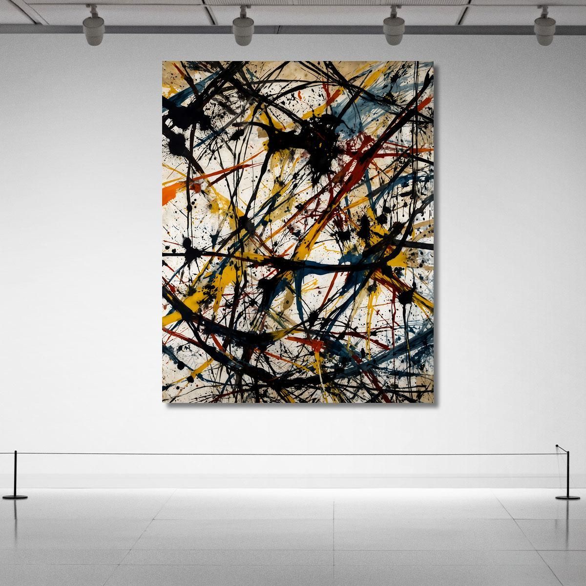 Number 26 Inspired Work 2 Jackson Pollock ijsp17 canvas print 