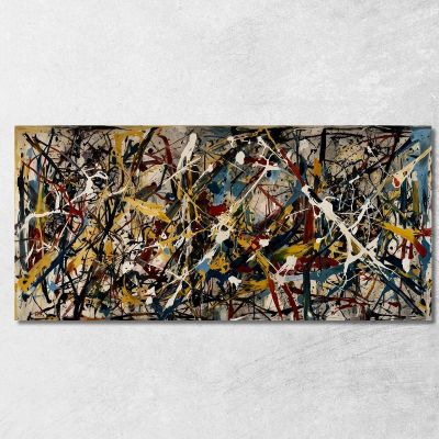 Beyond Convergence Inspired Work Jackson Pollock ijsp23 canvas print 