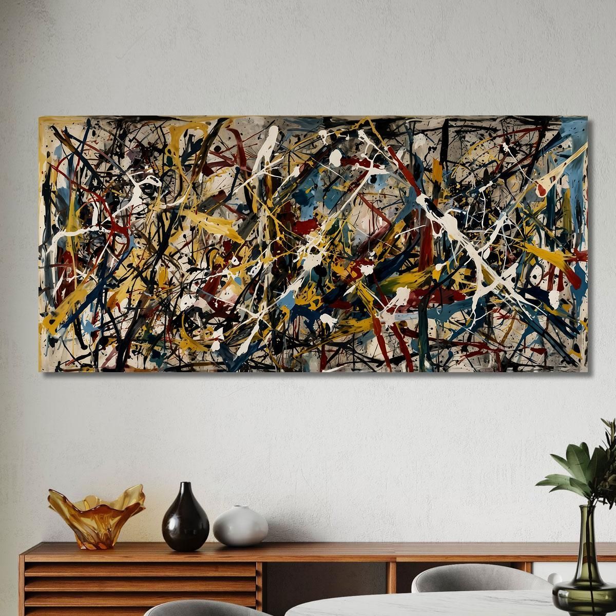 Beyond Convergence Inspired Work Jackson Pollock ijsp23 canvas print 