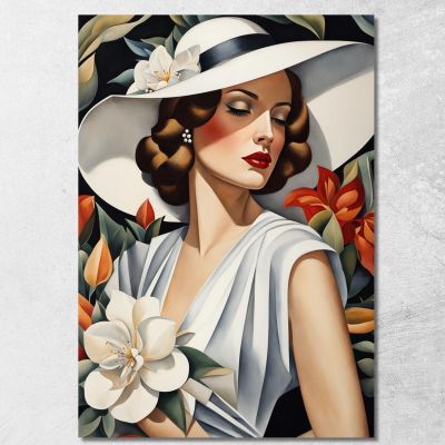 Blooming Muse Style Tamara de Lempicka ilmt1 canvas print 