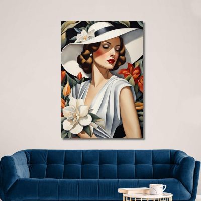 Blooming Muse Style Tamara de Lempicka ilmt1 canvas print 