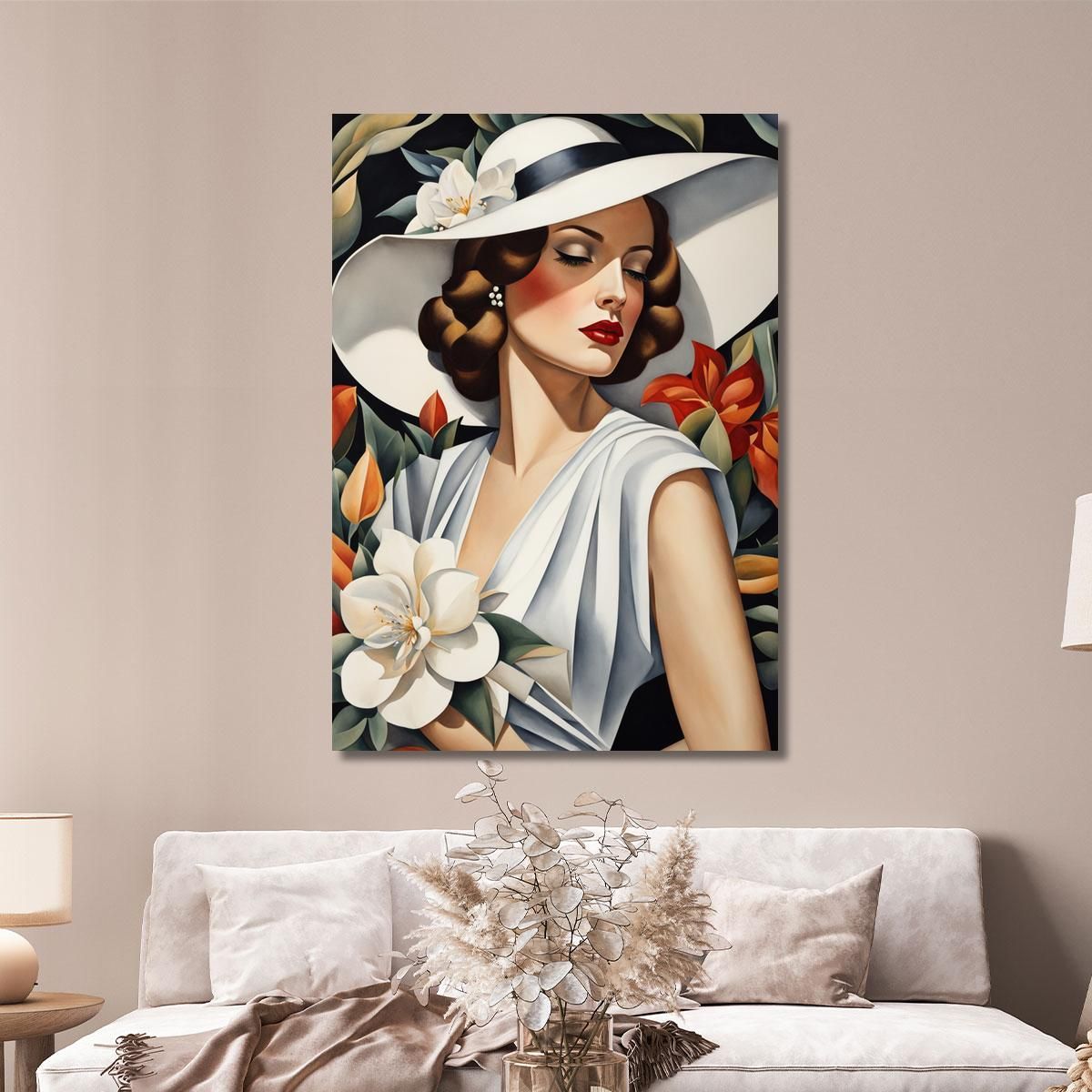 Blooming Muse Style Tamara de Lempicka ilmt1 canvas print 