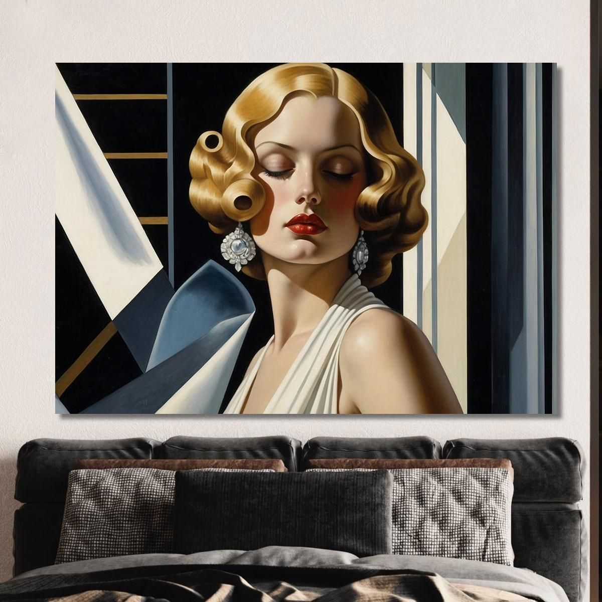 Silent Glamour Style Tamara de Lempicka ilmt13 canvas print 