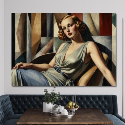 The Gilded Muse Style Tamara de Lempicka ilmt17 canvas print 