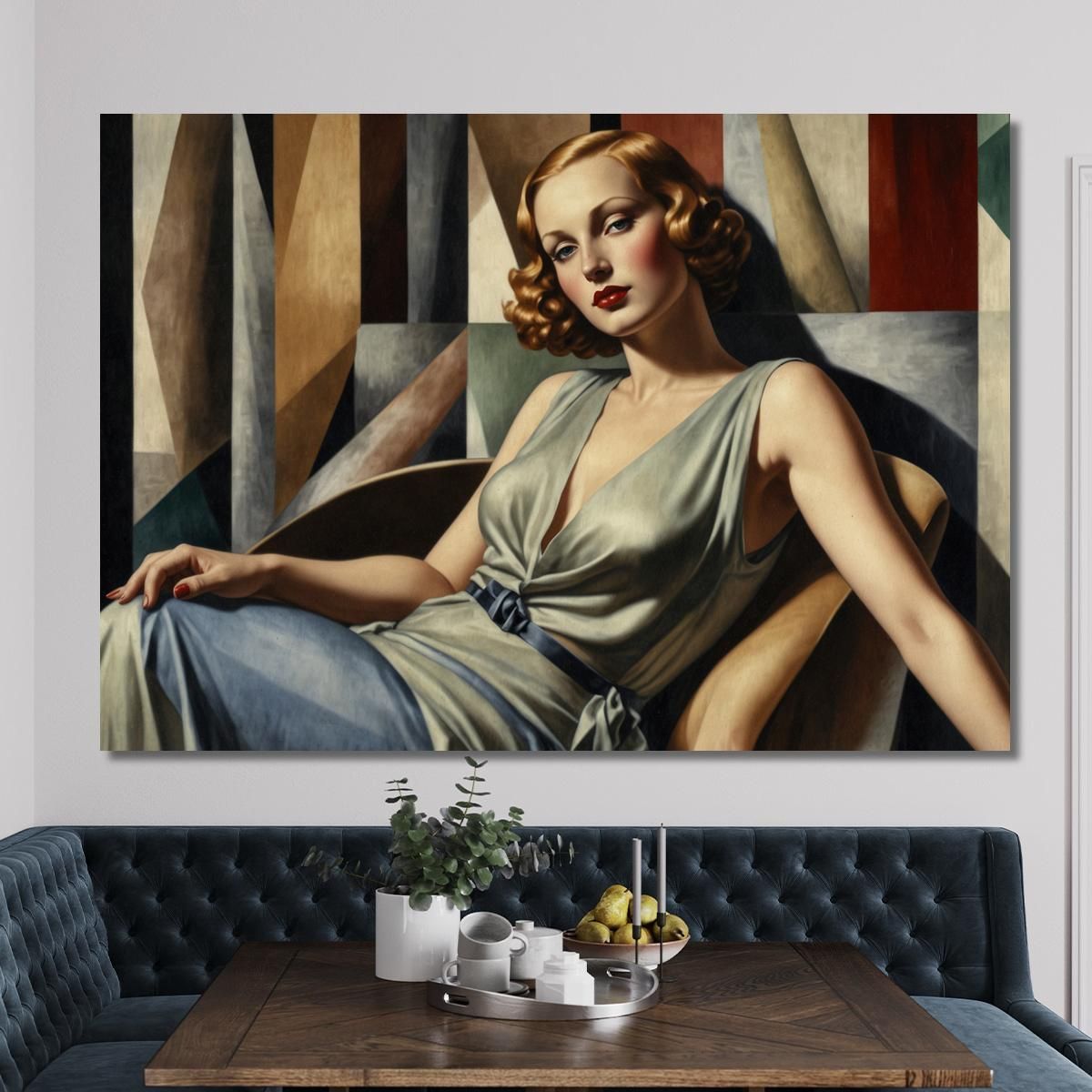 The Gilded Muse Style Tamara de Lempicka ilmt17 canvas print 