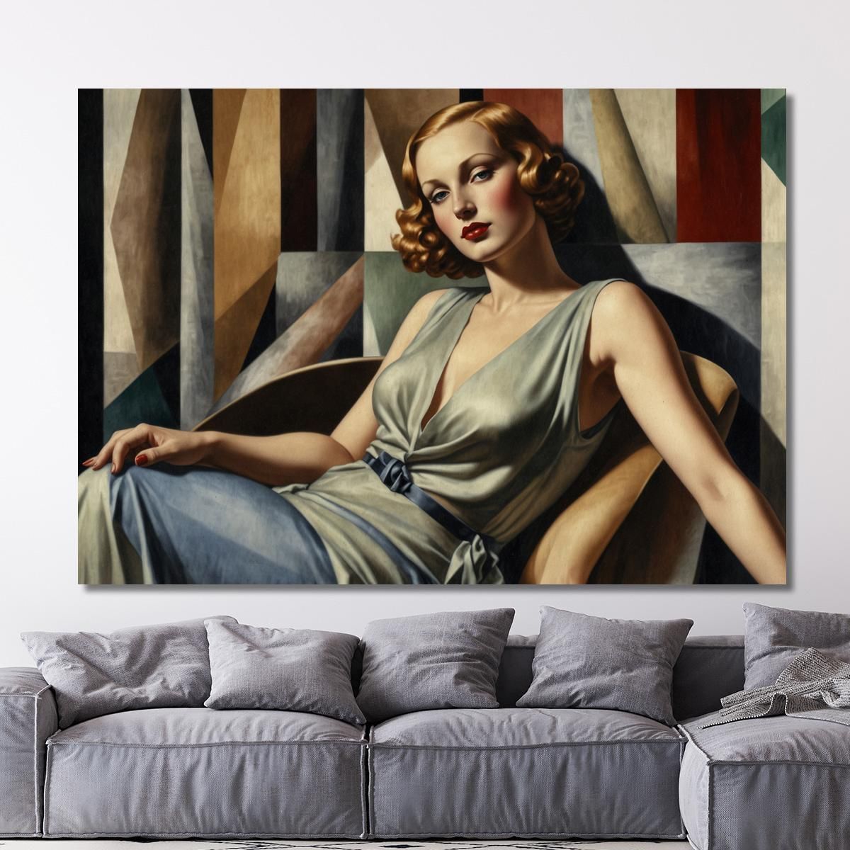 The Gilded Muse Style Tamara de Lempicka ilmt17 canvas print 