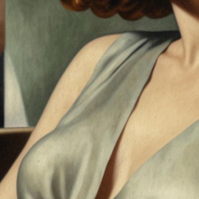 The Gilded Muse Style Tamara de Lempicka ilmt17 canvas print