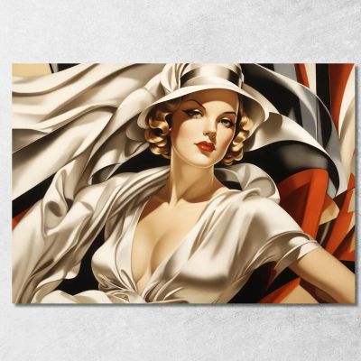 The White Siren Style Tamara de Lempicka ilmt22 canvas print 