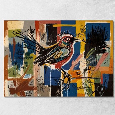 Bird On Money Reinterpretation Jean-Michel Basquiat ibsq5 canvas print 