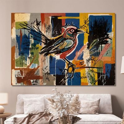 Bird On Money Reinterpretation Jean-Michel Basquiat ibsq5 canvas print 