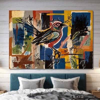 Bird On Money Reinterpretation Jean-Michel Basquiat ibsq5 canvas print 