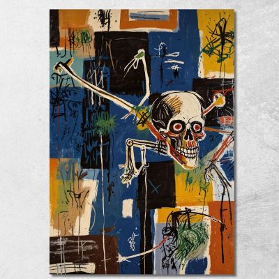 Disjointed Chaos Reinterpretation Jean-Michel Basquiat ibsq8 canvas print 