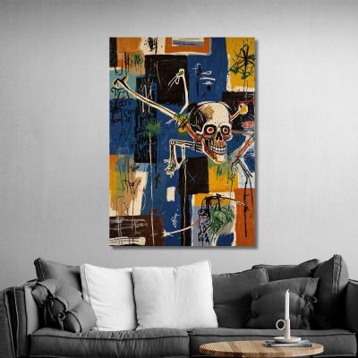 Disjointed Chaos Reinterpretation Jean-Michel Basquiat ibsq8 canvas print 