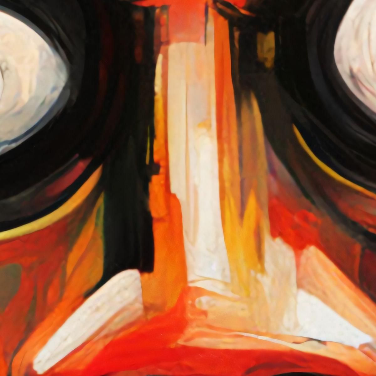 The Goat'S Gaze Inspired By Jean-Michel Basquiat ibsq27 canvas print
