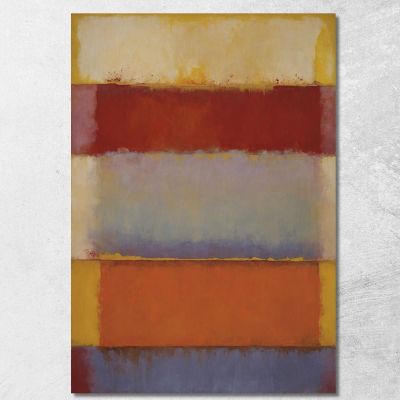 Gold And Scarlet Over Soft Violet Inspired By Mark Rothko irhk9 canvas print 