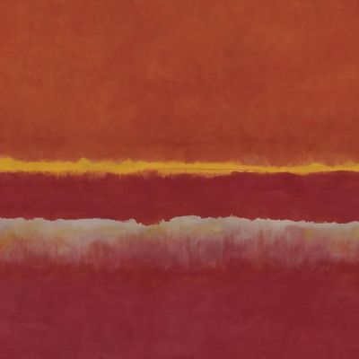 Red Burgundy And Yellow Inspired By Mark Rothko irhk15 canvas print