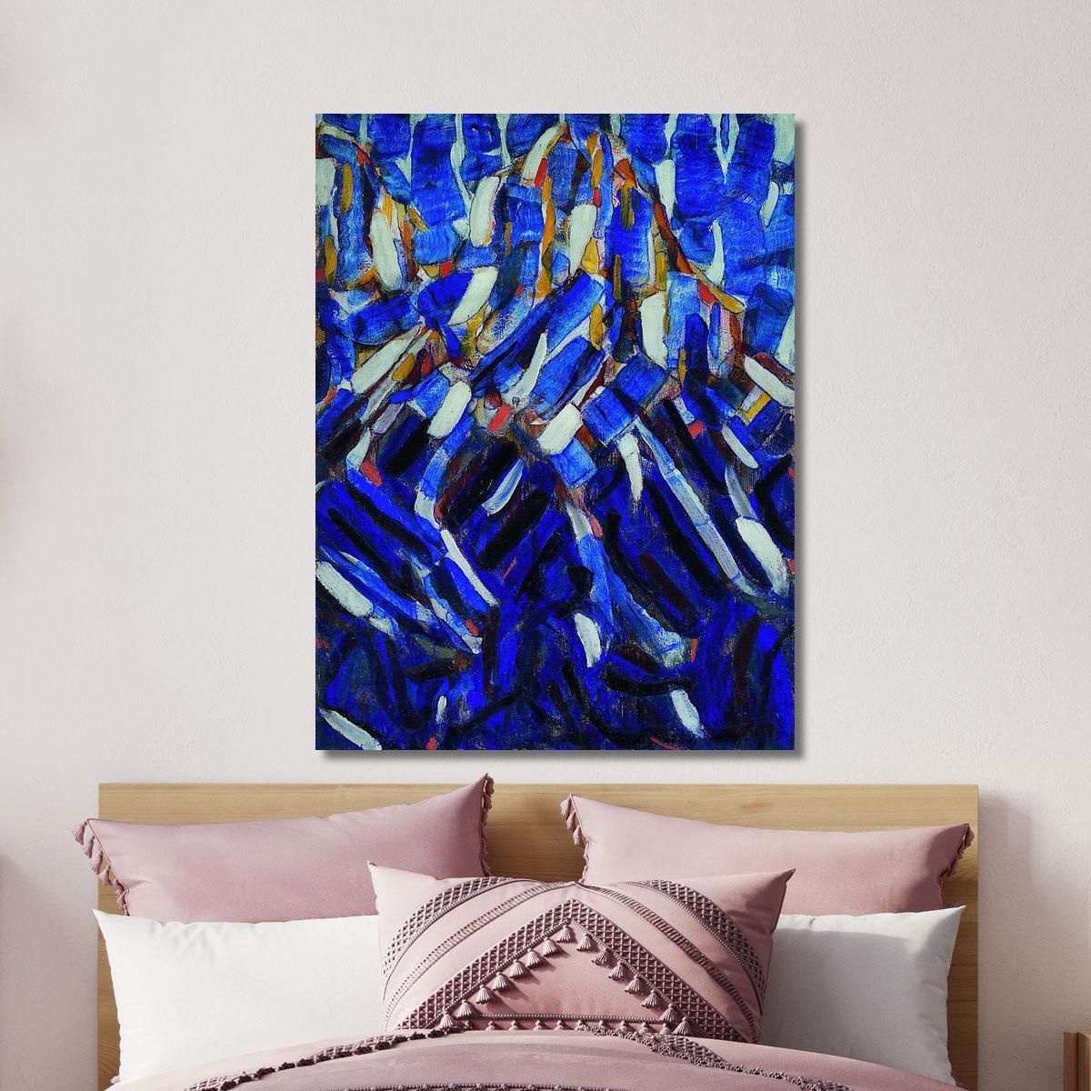 Abstraction The Blue Mountain Christian Rohlfs cro1 canvas print 