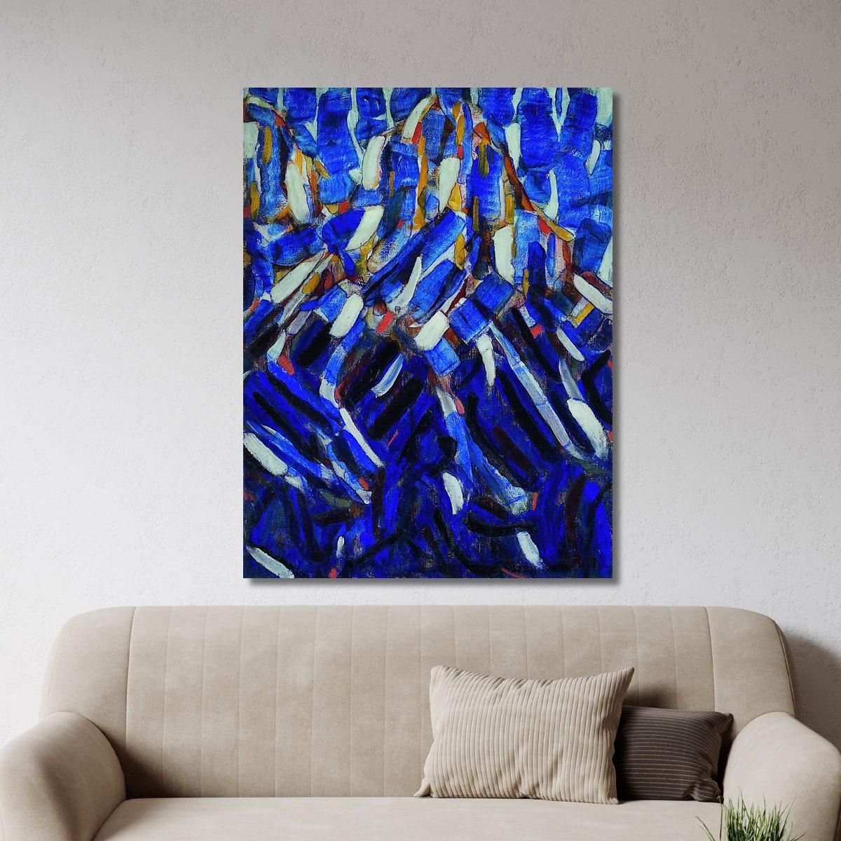 Abstraction The Blue Mountain Christian Rohlfs cro1 canvas print 