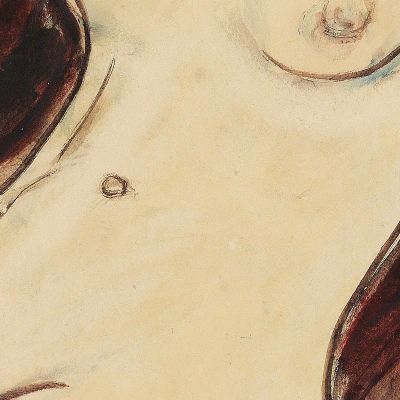 Nude Christian Rohlfs cro2 canvas print
