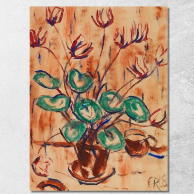 Cyclamen Christian Rohlfs cro4 canvas print 