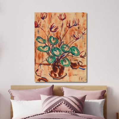 Cyclamen Christian Rohlfs cro4 canvas print 
