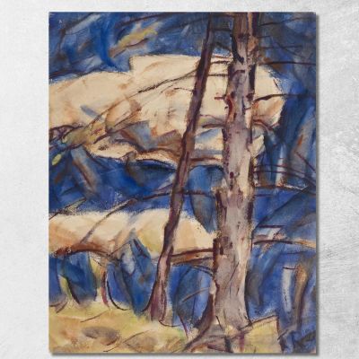Bare Conifers Christian Rohlfs cro7 canvas print 