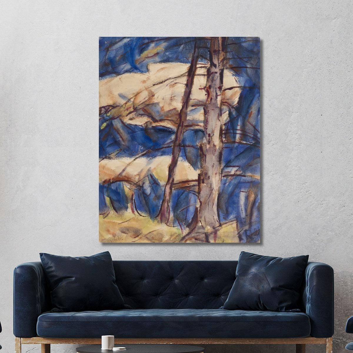 Bare Conifers Christian Rohlfs cro7 canvas print 