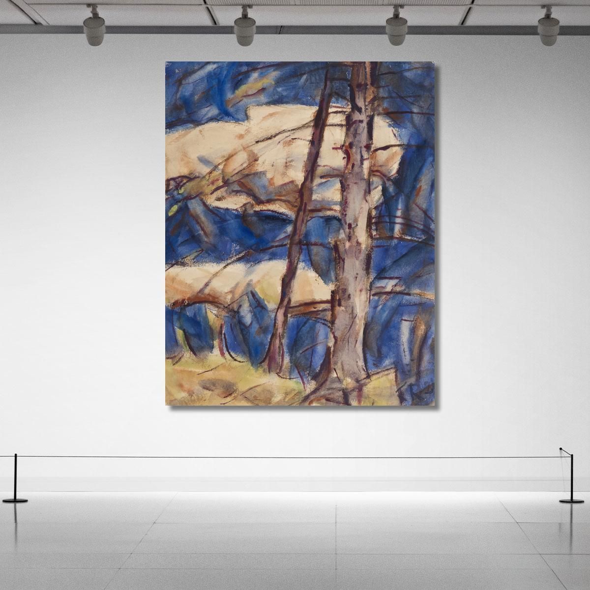 Bare Conifers Christian Rohlfs cro7 canvas print 