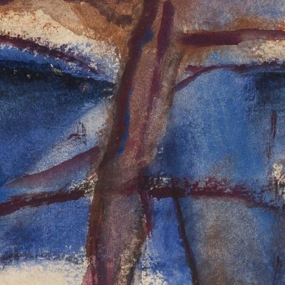 Bare Conifers Christian Rohlfs cro7 canvas print