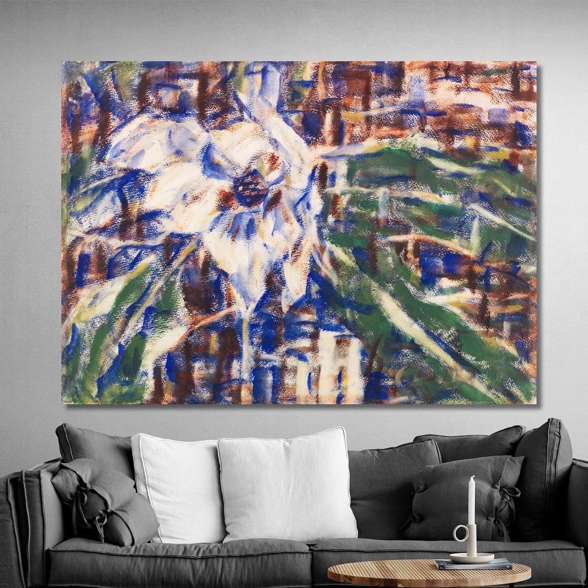Blue Magnolia Christian Rohlfs cro10 canvas print 