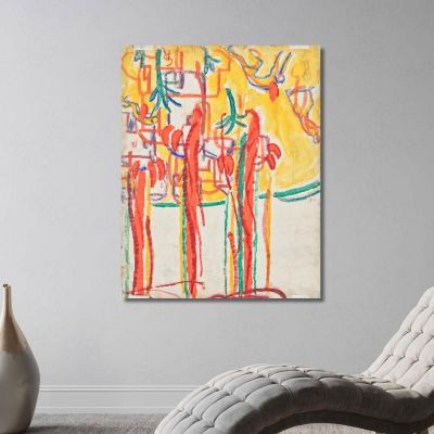 Trees Christian Rohlfs cro16 canvas print 