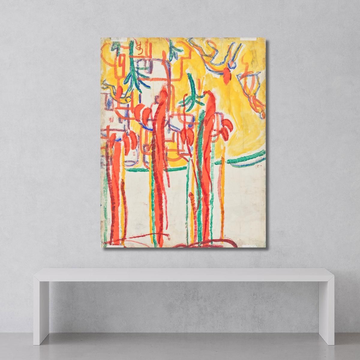 Trees Christian Rohlfs cro16 canvas print 