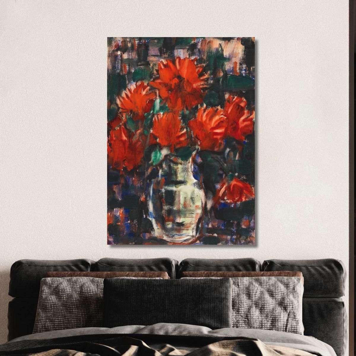 Dahlias Christian Rohlfs cro18 canvas print 