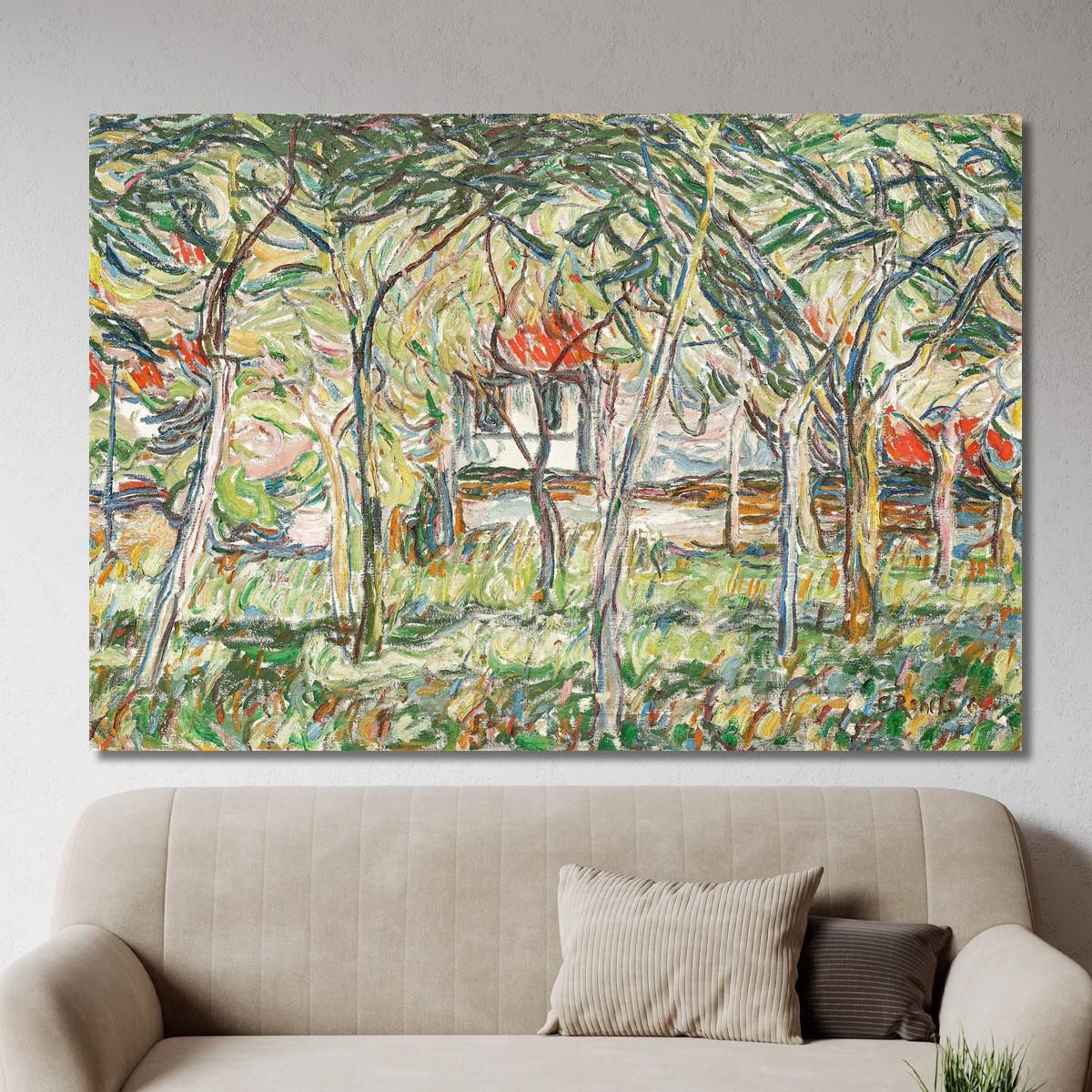Garden In Soest Christian Rohlfs cro30 canvas print