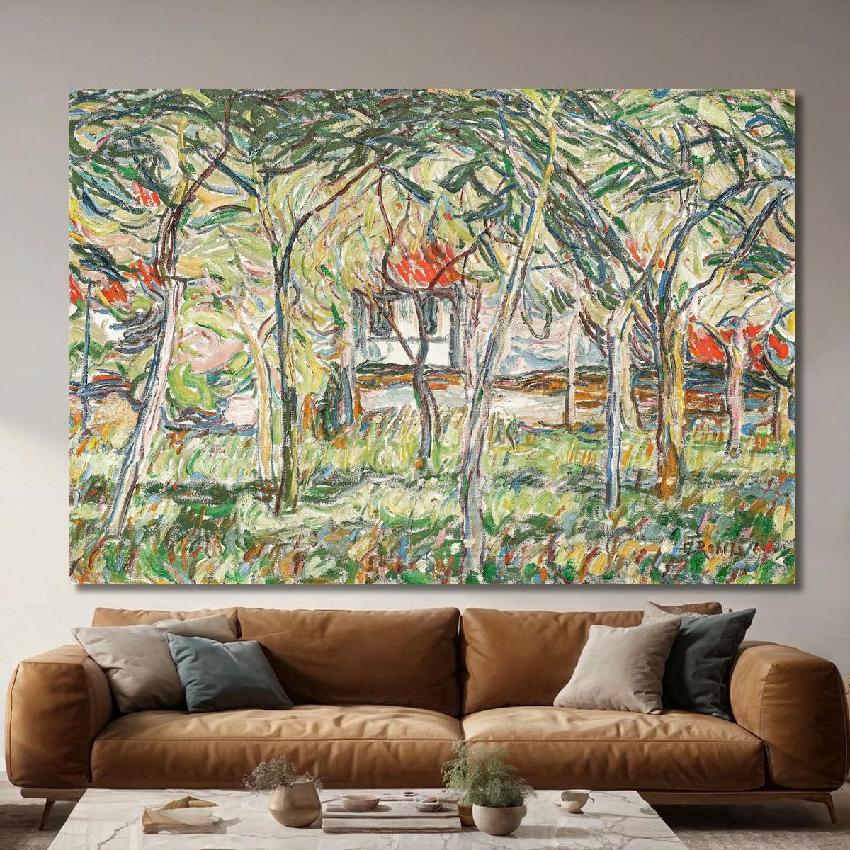 Garden In Soest Christian Rohlfs cro30 canvas print