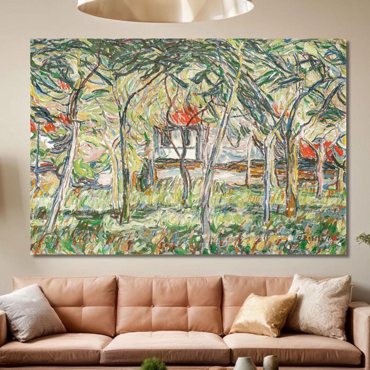 Garden In Soest Christian Rohlfs cro30 canvas print