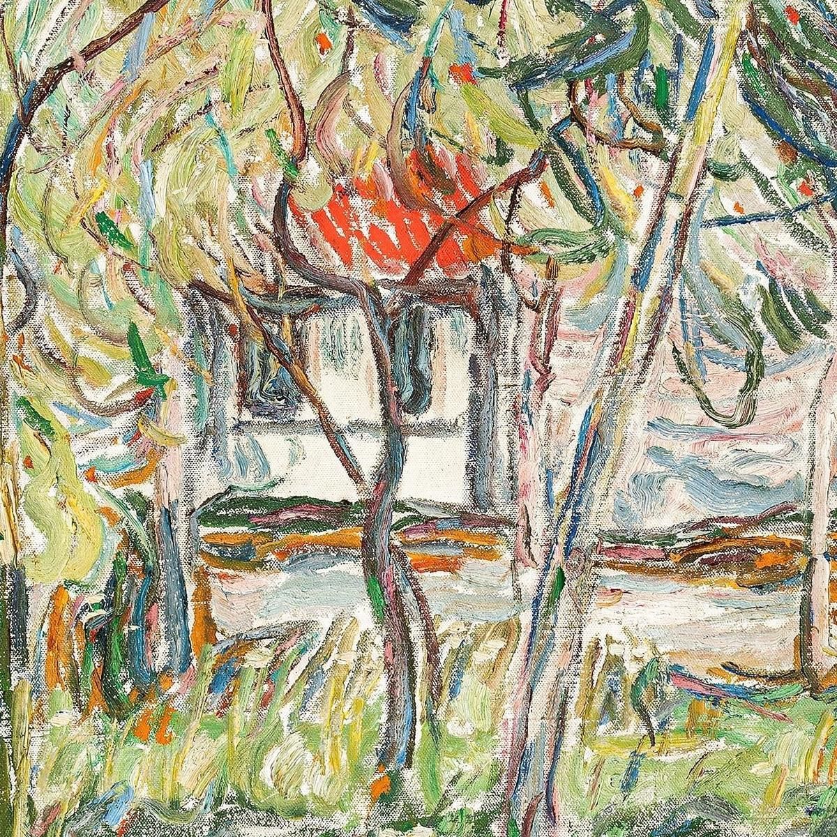 Garden In Soest Christian Rohlfs cro30 canvas print