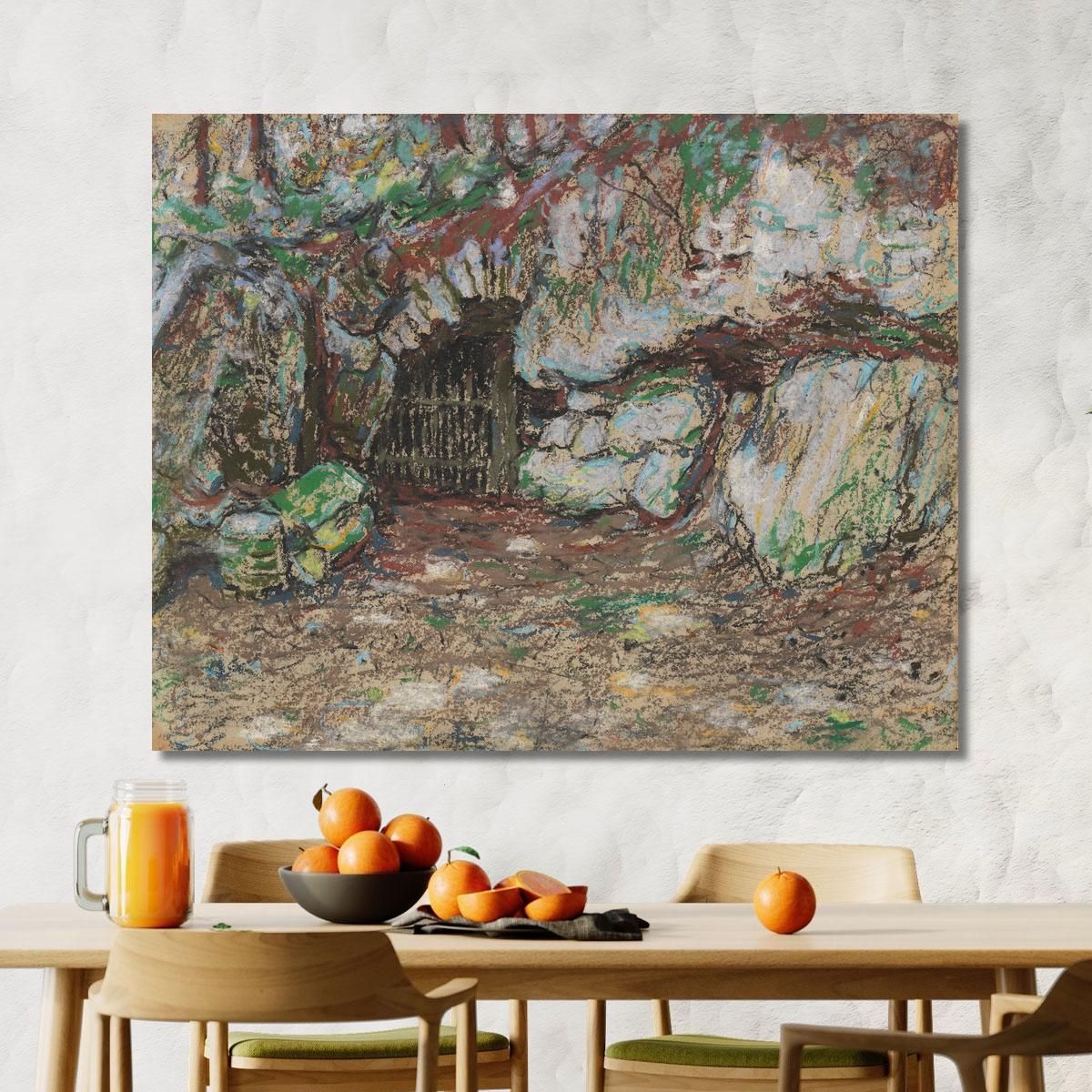 Grotto In The Park Weimar Christian Rohlfs cro34 canvas print 