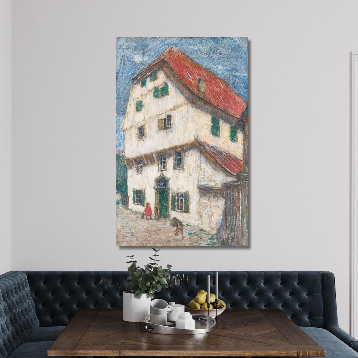 House Of The Andernach Family In Soest Christian Rohlfs cro36 canvas print 