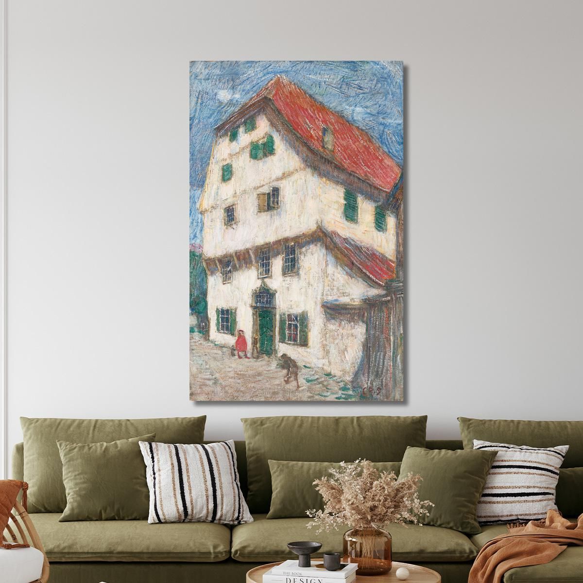 House Of The Andernach Family In Soest Christian Rohlfs cro36 canvas print 