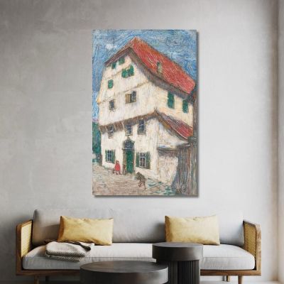 House Of The Andernach Family In Soest Christian Rohlfs cro36 canvas print 