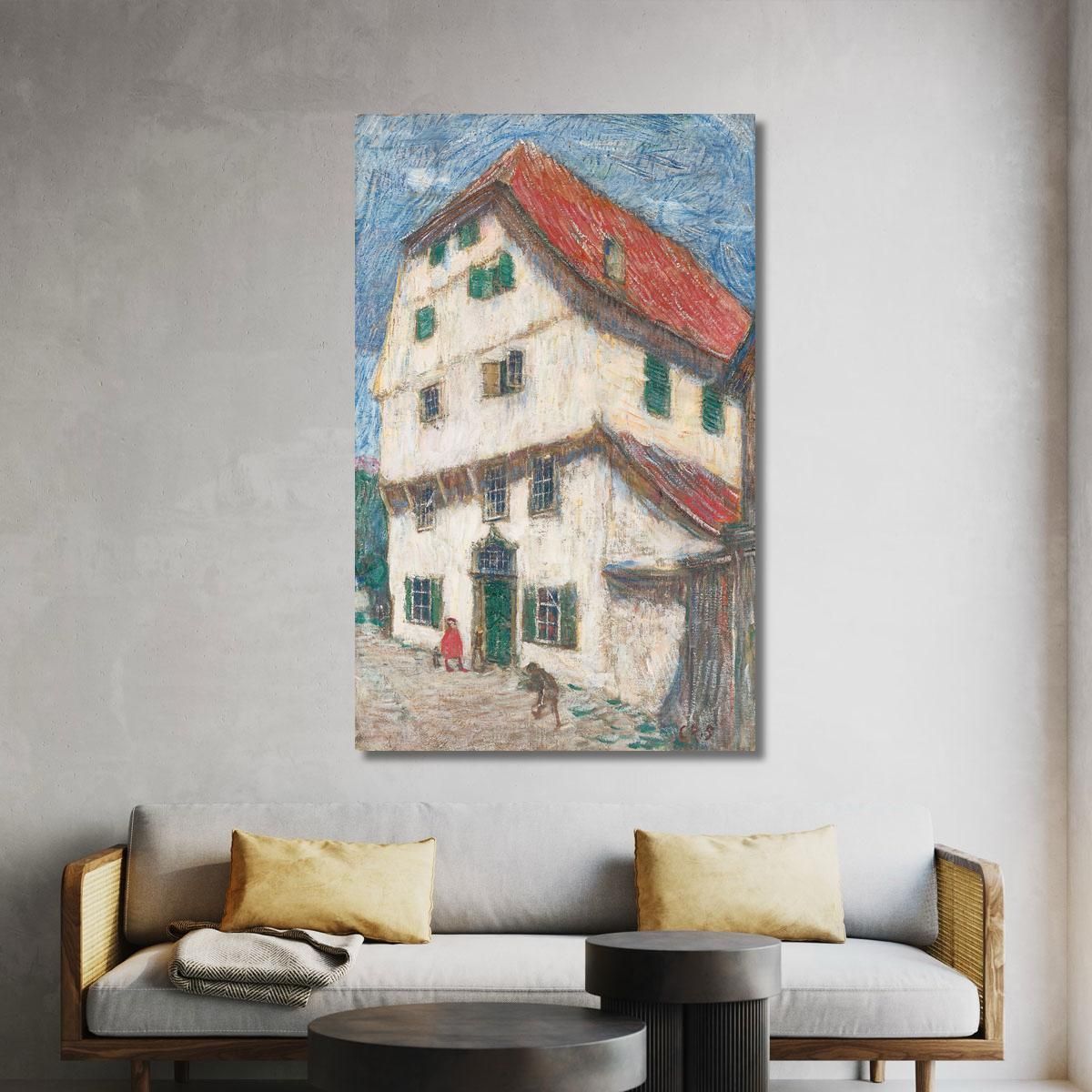 House Of The Andernach Family In Soest Christian Rohlfs cro36 canvas print 