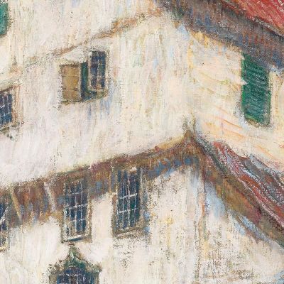House Of The Andernach Family In Soest Christian Rohlfs cro36 canvas print