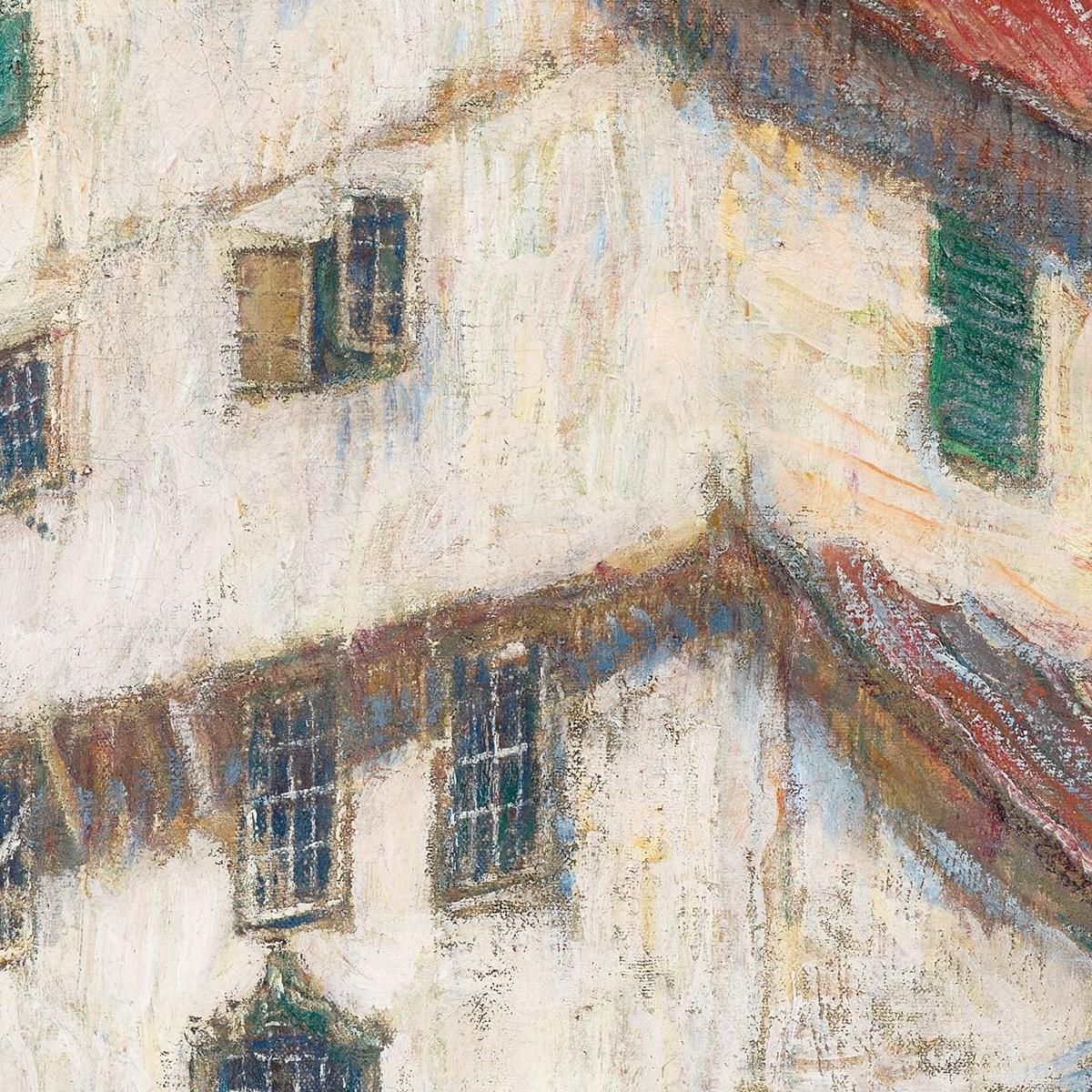 House Of The Andernach Family In Soest Christian Rohlfs cro36 canvas print
