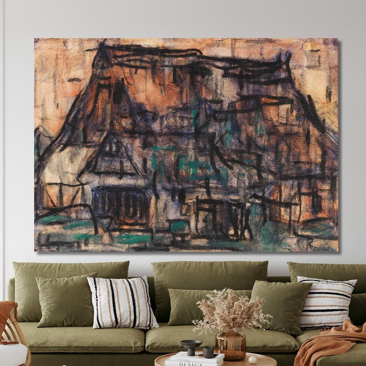 House In Soest Christian Rohlfs cro38 canvas print 