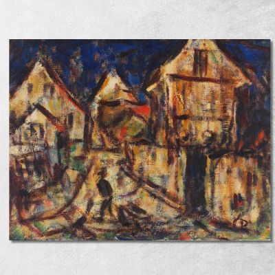 Houses In Soest Christian Rohlfs cro44 canvas print 